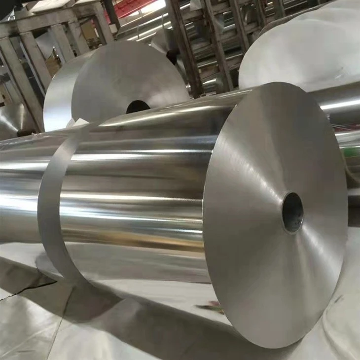 8011 Plastik Aluminium Foil Roll